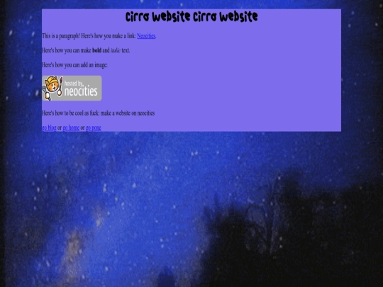 index screenshot