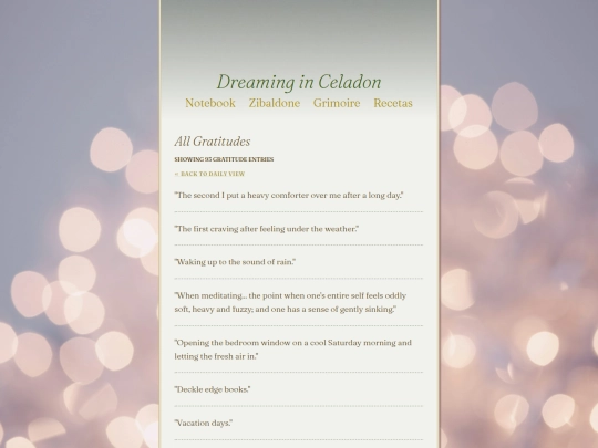 gratitude screenshot