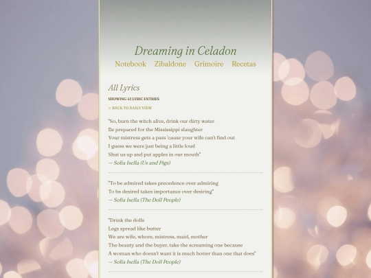 lyrics screenshot