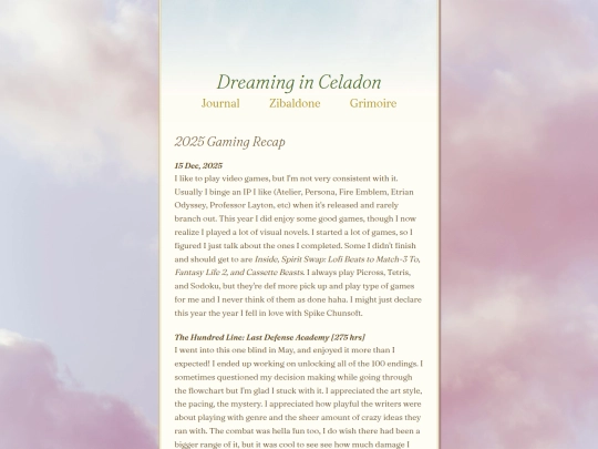 posts/2025-12-15-2025-Gaming-Recap screenshot
