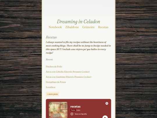 recetas screenshot