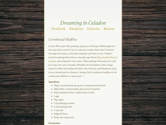 recetas/posts/Cornbread-Muffins screenshot