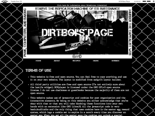 terms screenshot