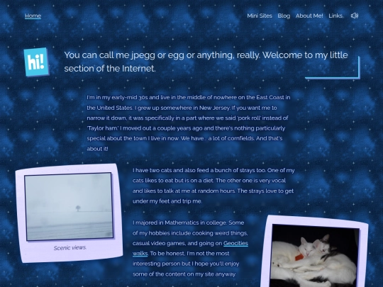 about-me screenshot