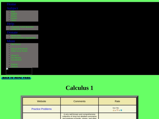 calculus screenshot