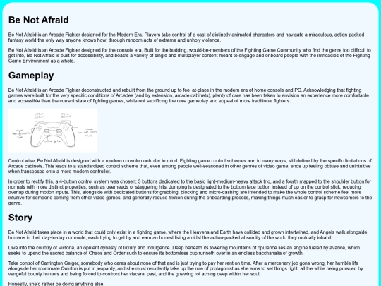 beNotAfraid screenshot