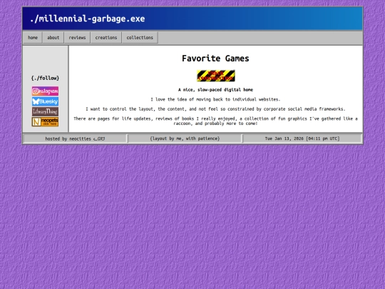 games screenshot