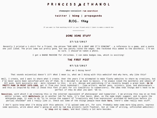 oldblog screenshot