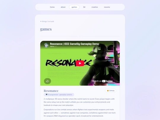 games screenshot