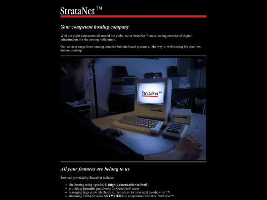 dump/StrataNet screenshot
