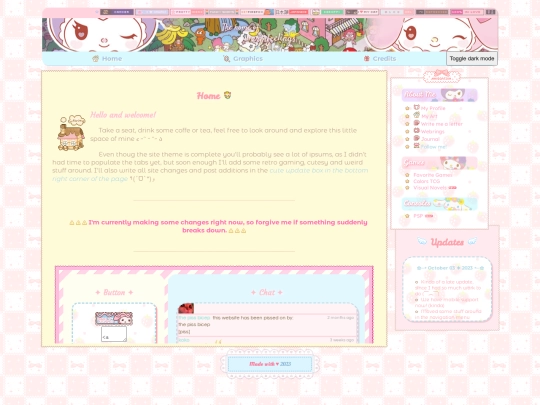 neocities-warmfeelings screenshot