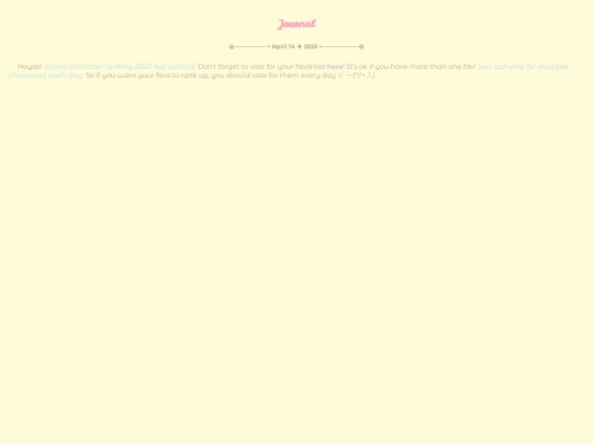 neocities-warmfeelings/journal screenshot