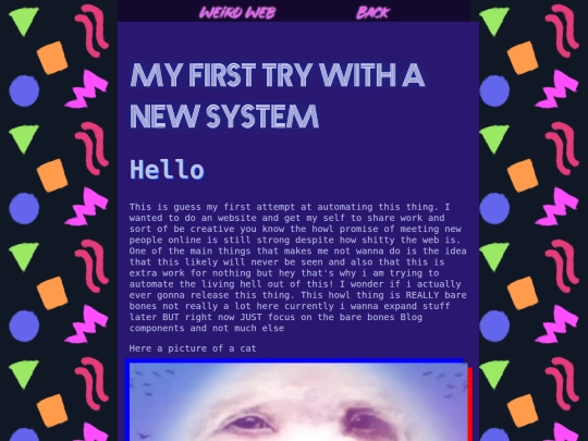 blogs/journal/entry screenshot