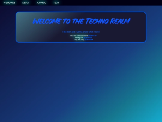 blogs/tech screenshot