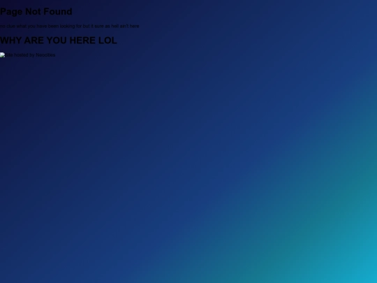 not_found screenshot