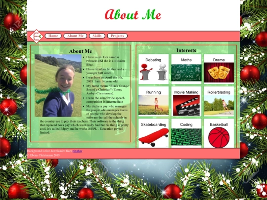 aboutme screenshot