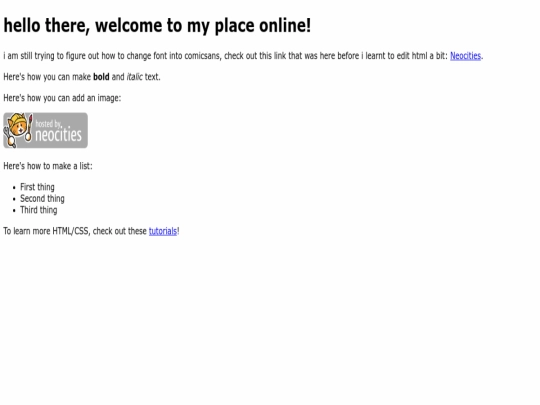 index screenshot