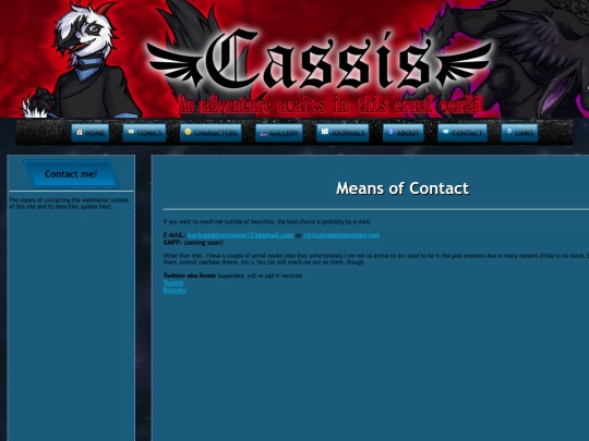 about/contactme screenshot