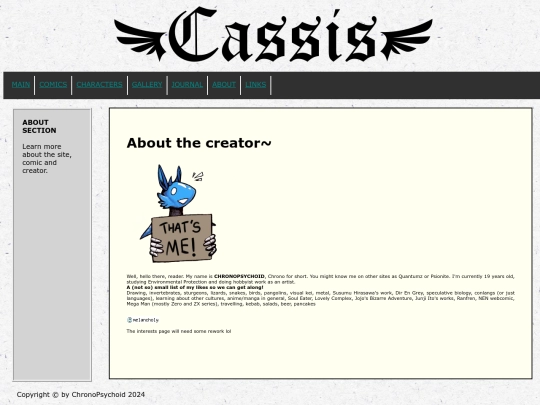 about/meetthecreator screenshot