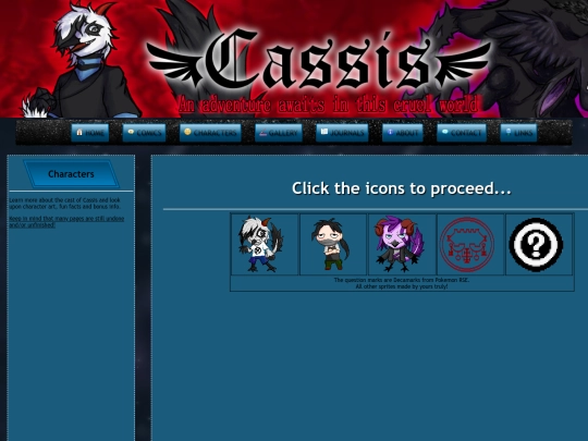 characters/characters screenshot