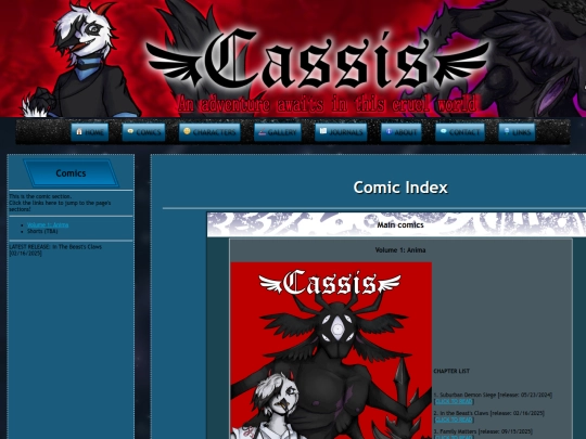comics/comicsindex screenshot