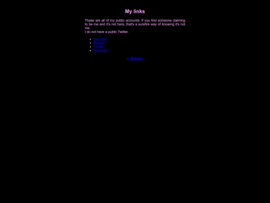 links screenshot