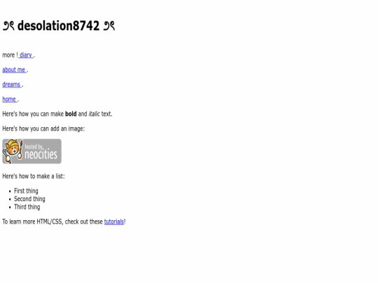 index screenshot