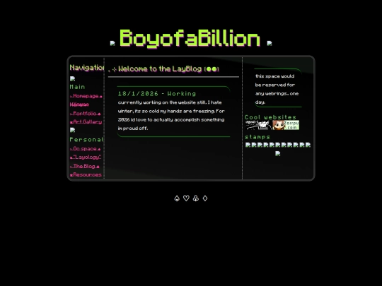 blog screenshot