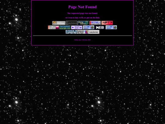 not_found screenshot
