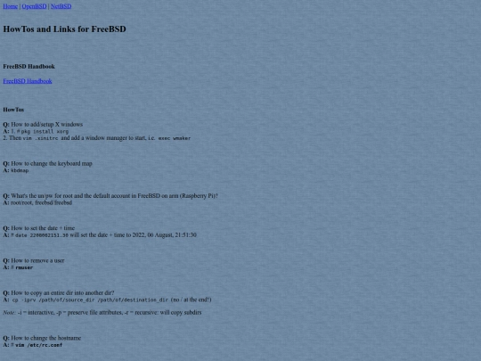 FreeBSD screenshot