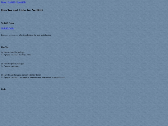 NetBSD screenshot
