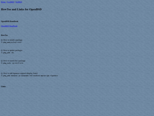 OpenBSD screenshot