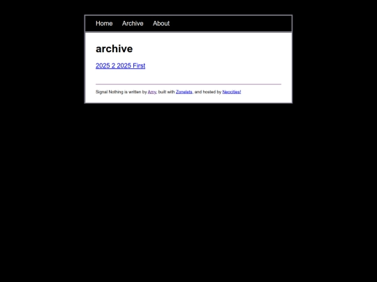 archive screenshot