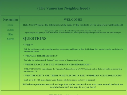 my_website/home screenshot