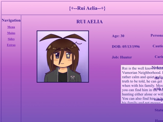 my_website/ruiaelia screenshot