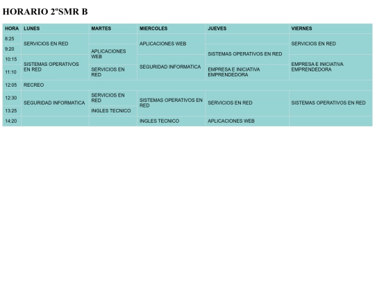 proyecto3/horario screenshot