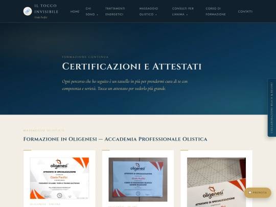 certificazioni screenshot