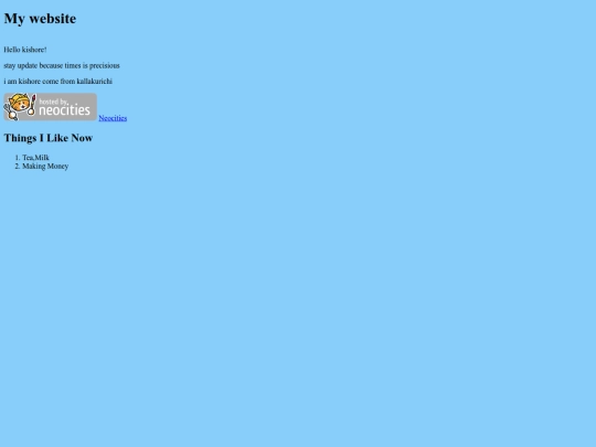 index screenshot