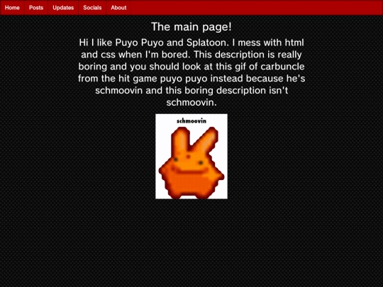 home screenshot