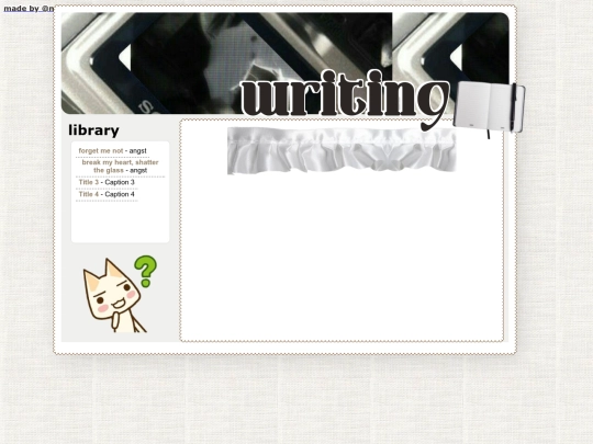writing screenshot