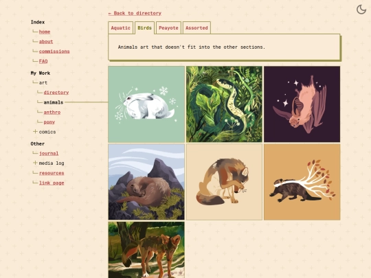 art/animals/birds screenshot