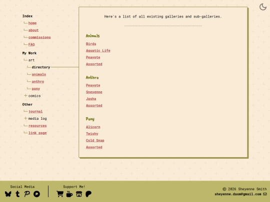 art/directory screenshot