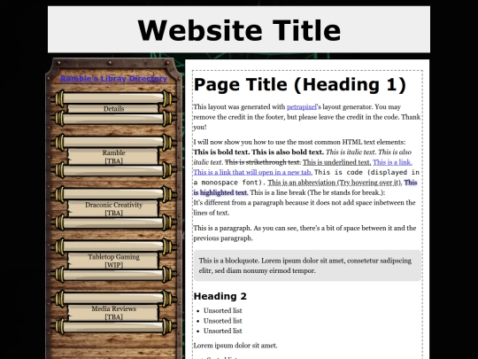 TEST/Layout Examples/standard_sidebar screenshot