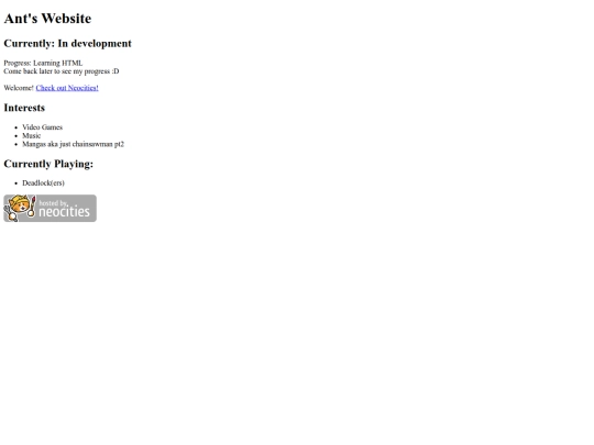 index screenshot
