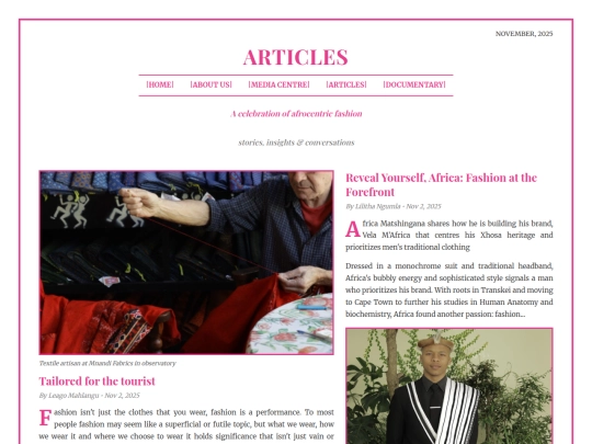 articles screenshot