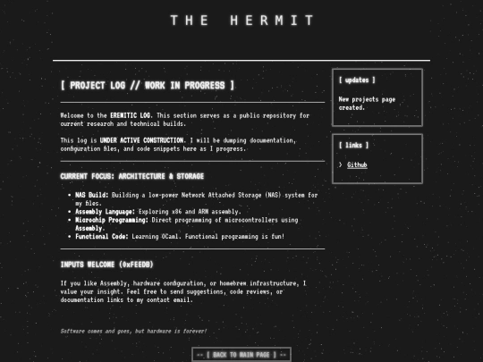projects screenshot
