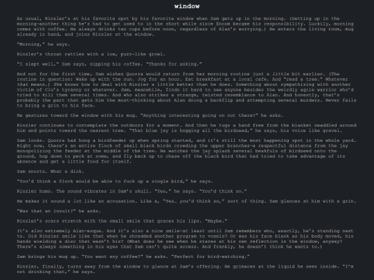 fic/drabbles/window screenshot
