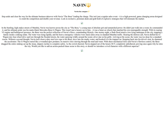 navin amg website screenshot