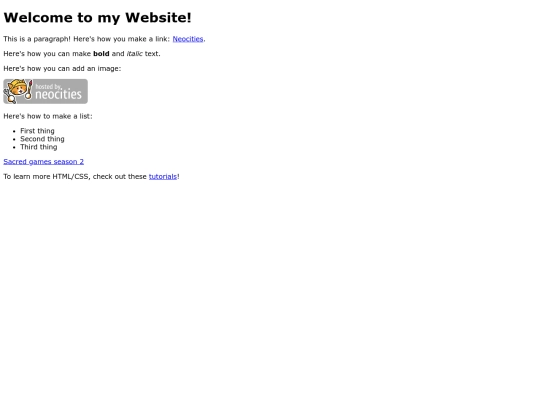 index screenshot