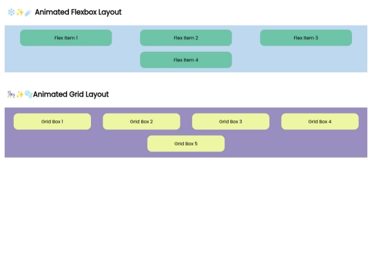 HTML&CSS/float box/flex screenshot